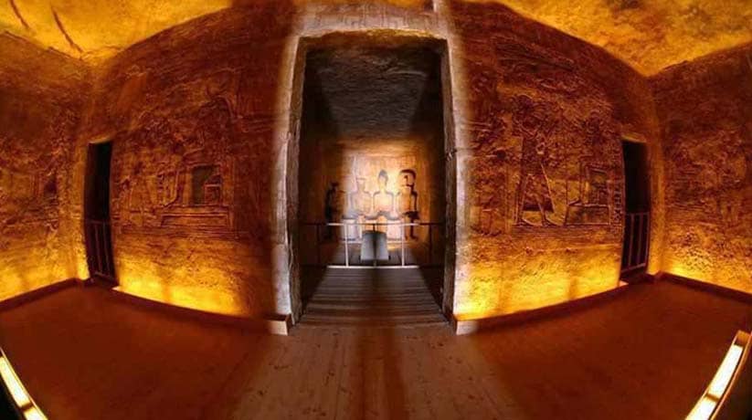Abu Simbel Sun Perpendicularity