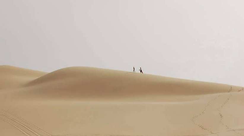 Katameya Dunes Sand Surfing