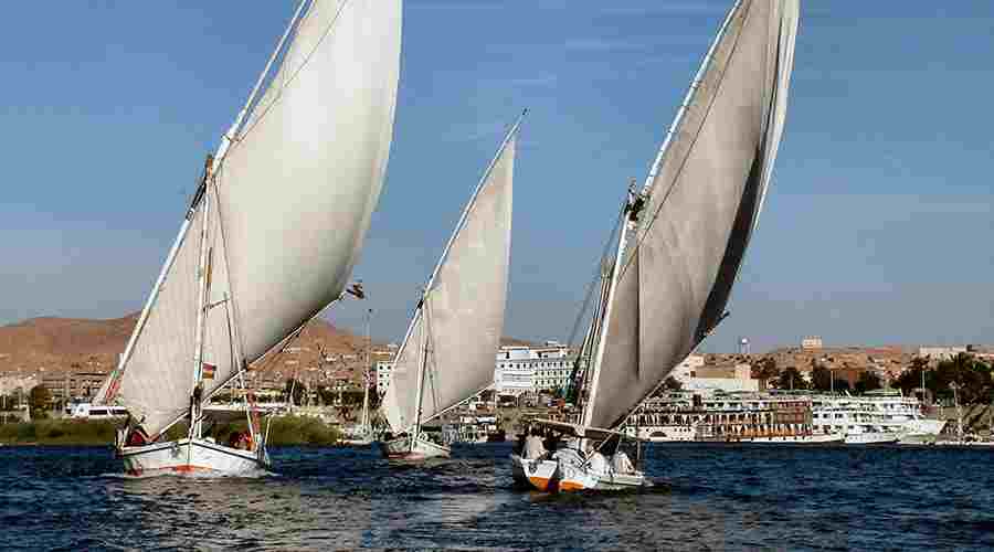 Felucca tour in Aswan Egypt