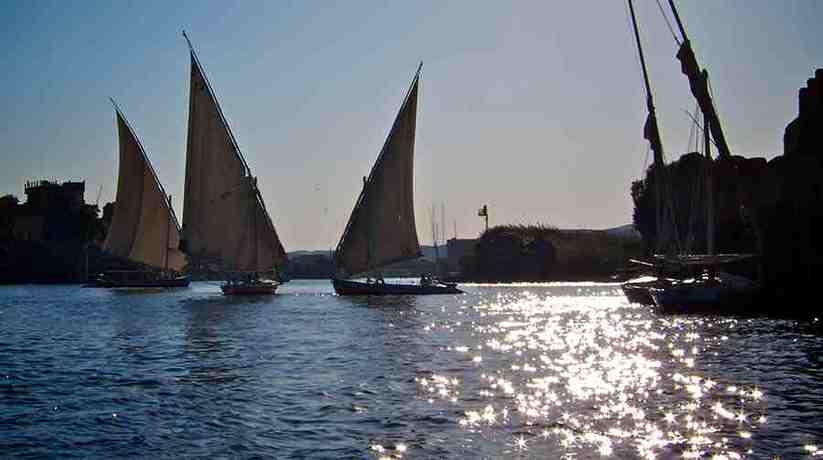 Felucca tour in Aswan Egypt