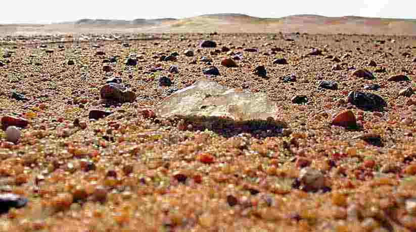 Silica Glass Field Egypt