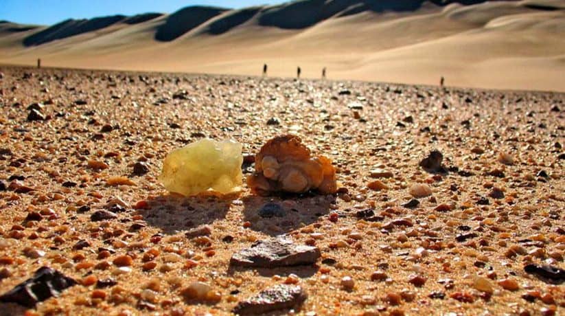 Silica Glass Field Egypt