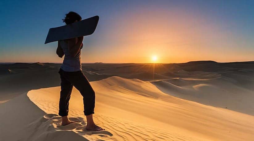 Great Sand Sea Boarding