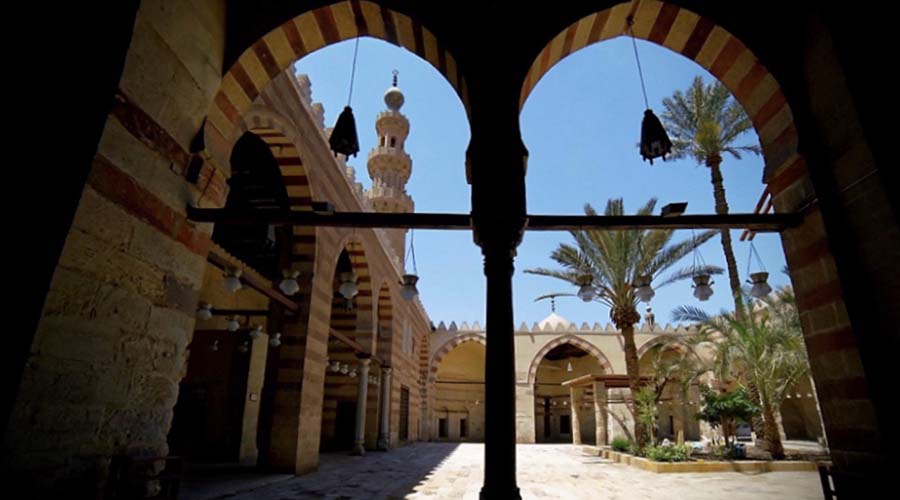 Blue mosque Cairo Egypt
