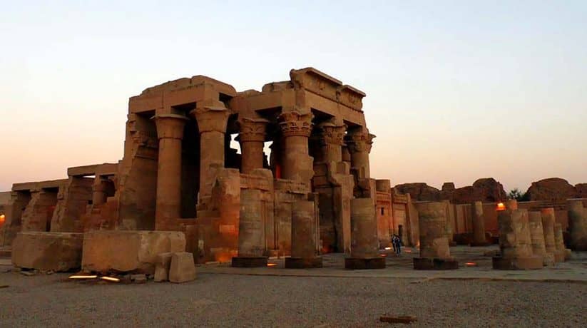 Aswan temples Egypt