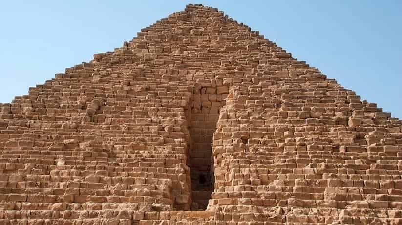 Menkaure Pyramid Cairo Egypt