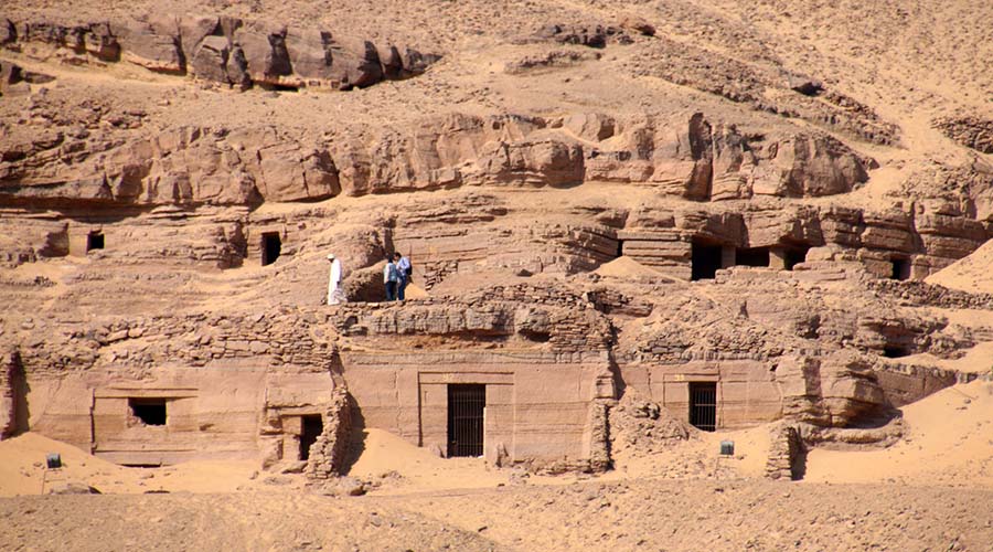 Aswan tombs Egypt