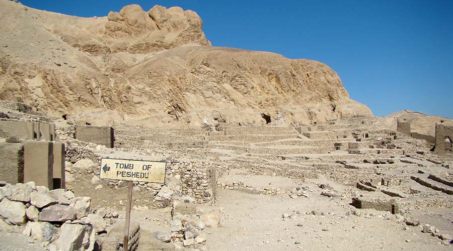 Pashedu tomb Luxor Egypt