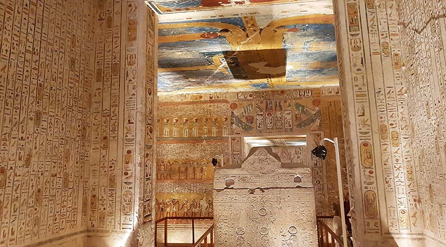 Ramses III tomb Luxor