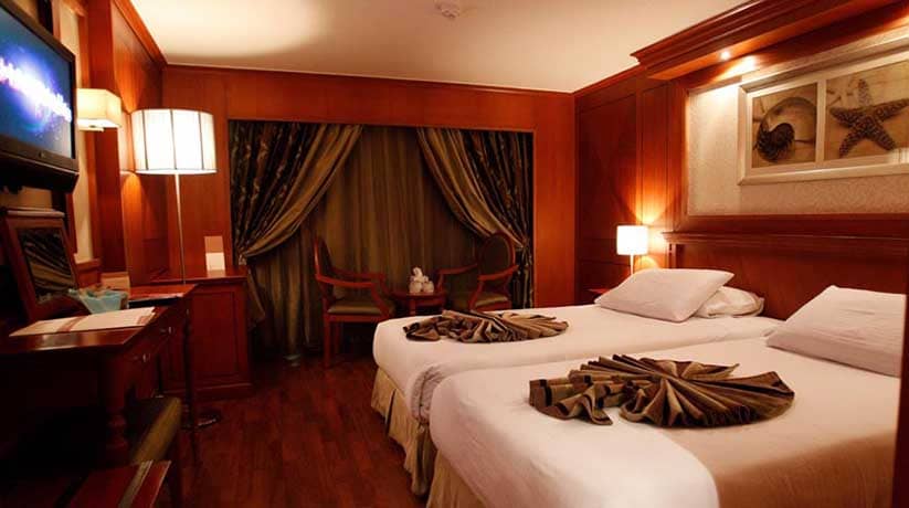Royal Viking Nile cruise twin cabin